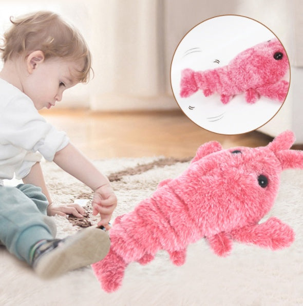 Pet Toys Electric Jumping Shrimp USB