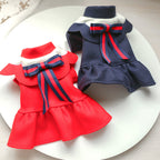 Pet Dog Cat Woolen Cloth British Style Cat And Aat Costume