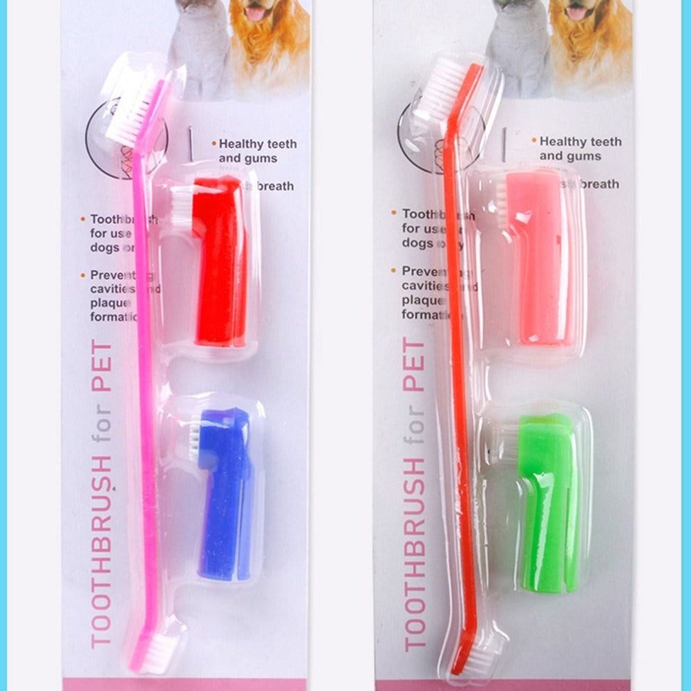 Set of Toothbrushes for Pets