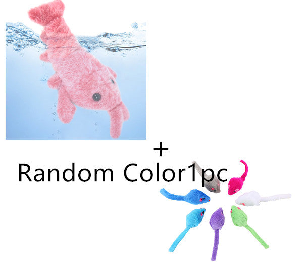 Pet Toys Electric Jumping Shrimp USB