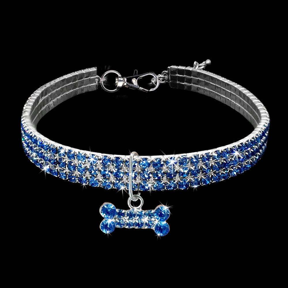 Bling Rhinestone Collar Crystal