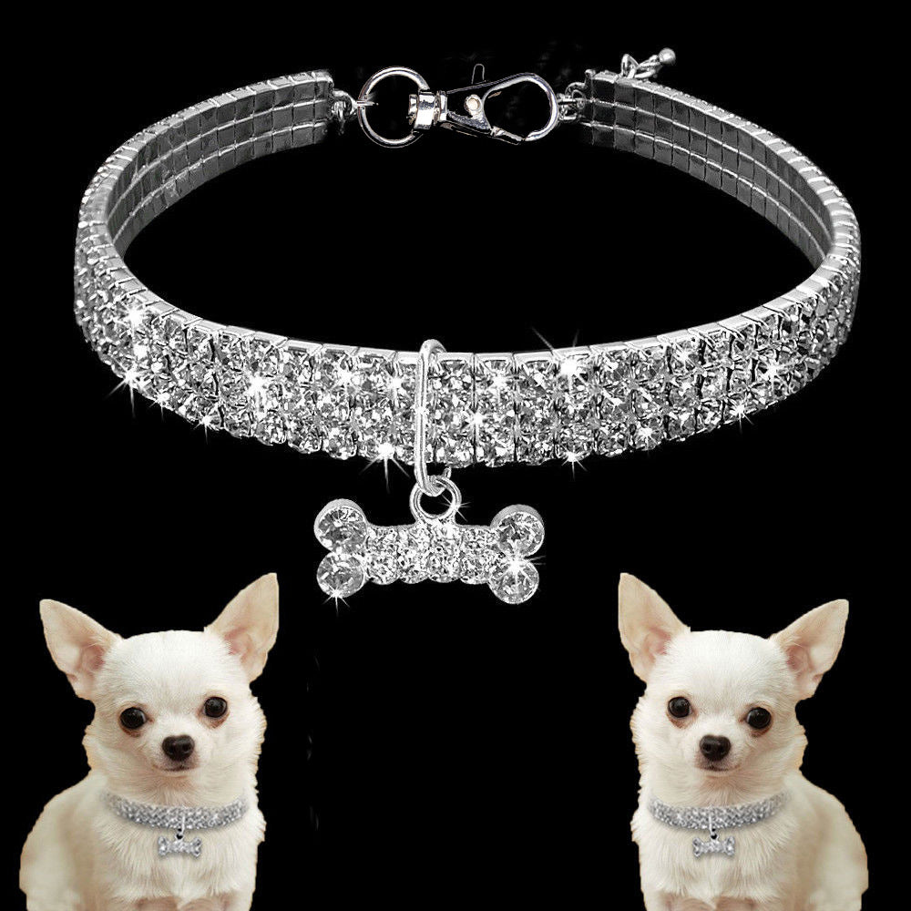 Bling Rhinestone Collar Crystal