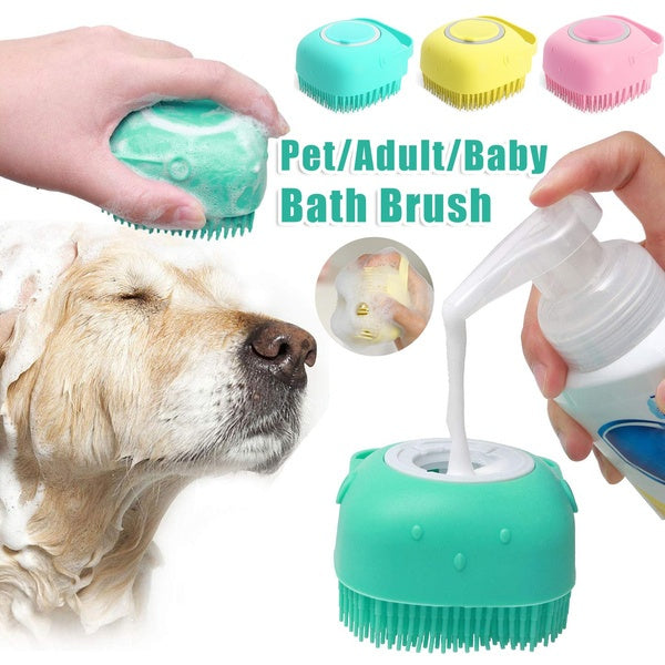 Silicone Brush For Animal Shampoo