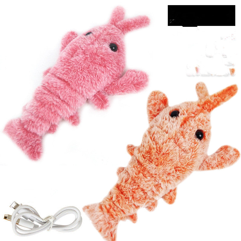 Pet Toys Electric Jumping Shrimp USB