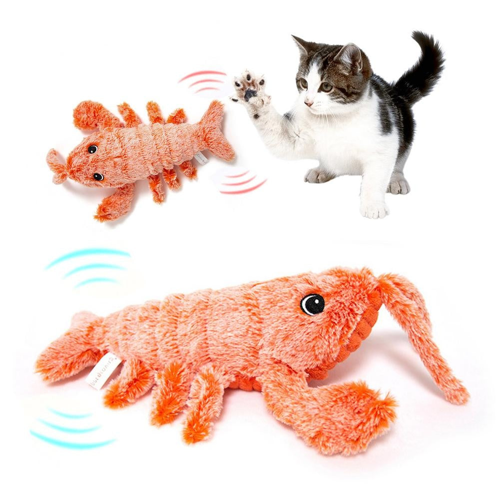 Pet Toys Electric Jumping Shrimp USB